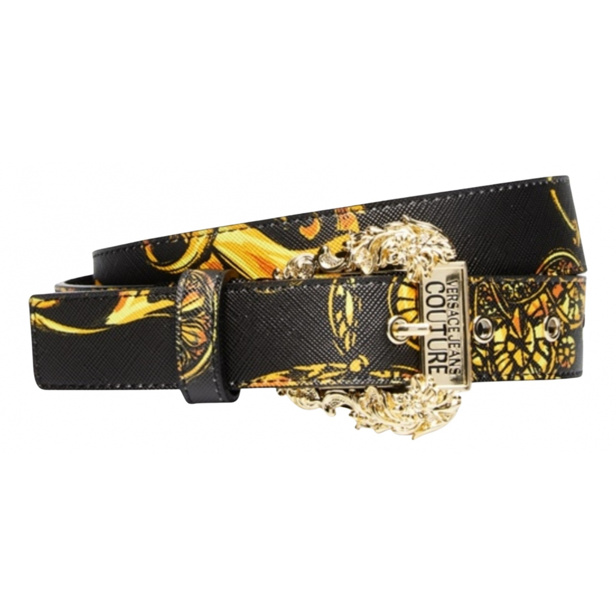 Leather belt Versace Jeans Couture 